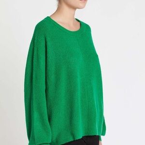 Lala Factory Emerald Green Oversized Women’s Sweater
